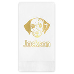 Dog Faces Guest Napkins - Foil Stamped (Personalized)