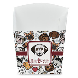 Dog Faces French Fry Favor Boxes (Personalized)