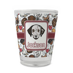 Dog Faces Glass Shot Glass - 1.5 oz - Set of 4 (Personalized)