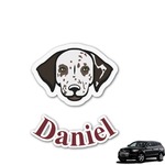 Dog Faces Graphic Car Decal (Personalized)