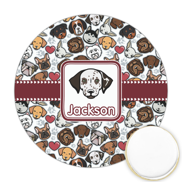 Custom Dog Faces Printed Cookie Topper - 2.5" (Personalized)