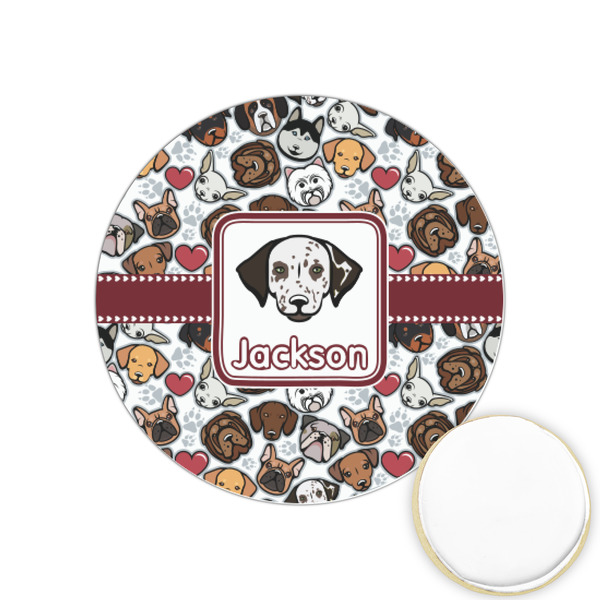 Custom Dog Faces Printed Cookie Topper - 1.25" (Personalized)