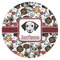 Dog Faces Icing Circle - XSmall - Single