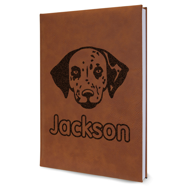 Custom Dog Faces Leather Sketchbook - Large - Double Sided (Personalized)