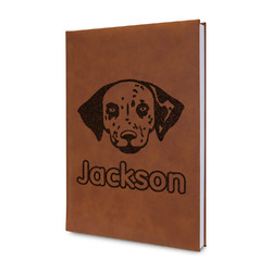 Dog Faces Leather Sketchbook - Small - Single Sided (Personalized)