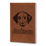 Dog Faces Leatherette Journal - Large - Double Sided (Personalized)