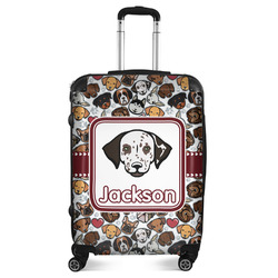 Dog Faces Suitcase - 24" Medium - Checked (Personalized)