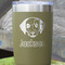 Dog Faces Olive Polar Camel Tumbler - 20oz - Close Up