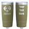 Dog Faces Olive Polar Camel Tumbler - 20oz - Double Sided - Approval