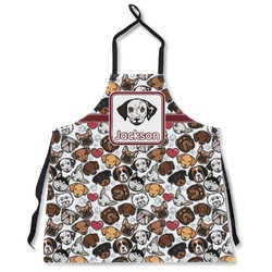 Dog Faces Apron Without Pockets w/ Name or Text