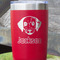 Dog Faces Red Polar Camel Tumbler - 20oz - Close Up