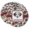 Dog Faces Round Paper Coaster - Main