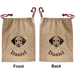 Dog Faces Santa Sack - Front & Back (Personalized)