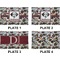 Dog Faces Set of Rectangular Dinner Plates (Approval)