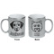 Dog Faces Silver Mug - Approval