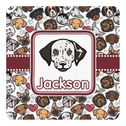 Dog Faces Square Decal (Personalized)