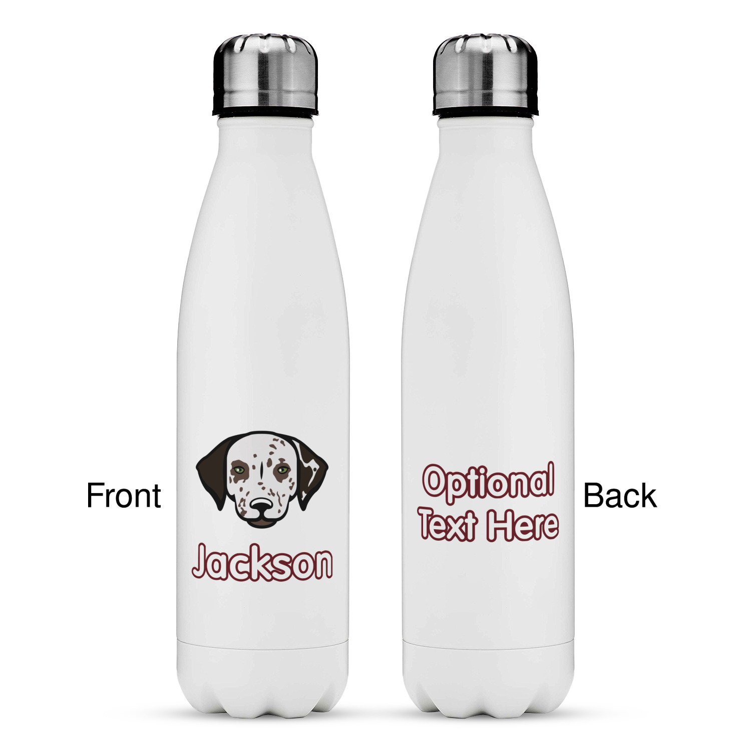 Water bottle shop with dog design