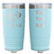 Dog Faces Teal Polar Camel Tumbler - 20oz -Double Sided - Approval