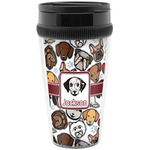 Dog Faces Acrylic Travel Mug without Handle (Personalized)