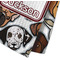 Dog Faces Waffle Weave Towel - Closeup of Material Image