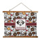 Dog Faces Wall Hanging Tapestry - Landscape - MAIN