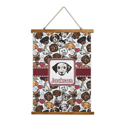 Dog Faces Wall Hanging Tapestry (Personalized)