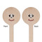 Dog Faces Wooden 7.5" Stir Stick - Round - Double Sided - Front & Back