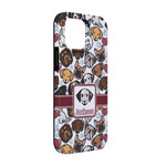 Dog Faces iPhone Case - Rubber Lined - iPhone 13 Pro (Personalized)