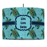 Sea Turtles Drum Pendant Lamp (Personalized)