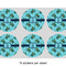 Sea Turtles 3" Multipurpose Round Labels - Sheet