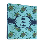 Sea Turtles 3 Ring Binder - Full Wrap - 1"