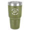 Sea Turtles 30 oz Stainless Steel Ringneck Tumbler - Olive - Front