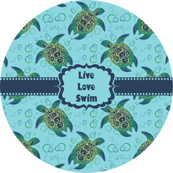 Sea Turtles Multipurpose Round Labels - 5"