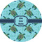 Sea Turtles 5" Multipurpose Round Label - Single Sticker