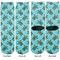 Sea Turtles Adult Crew Socks - Double Pair - Front and Back - Apvl