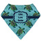 Sea Turtles Bandana Folded Flat