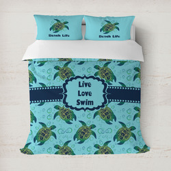 Sea Turtles Duvet Cover Set - Full / Queen (Personalized)