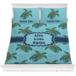 Sea Turtles Comforter Set - Full / Queen (Personalized)