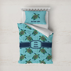 Sea Turtles Duvet Cover Set - Twin (Personalized)