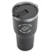 Sea Turtles Black RTIC Tumbler - (Above Angle)