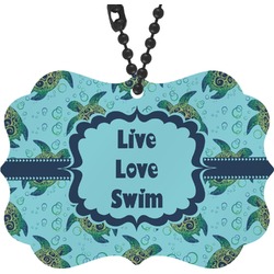 Sea Turtles Rear View Mirror Charm (Personalized)