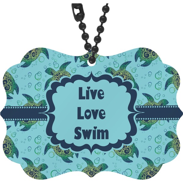 Custom Sea Turtles Rear View Mirror Charm (Personalized)