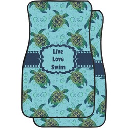Sea Turtles Car Floor Mats (Front Seat) (Personalized)