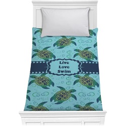 Sea Turtles Comforter - Twin (Personalized)