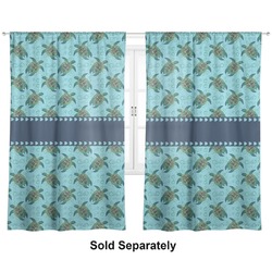 Sea Turtles Curtain Panel - Custom Size