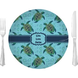 Sea Turtles 10" Glass Lunch / Dinner Plates - Single or Set (Personalized)