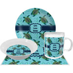 Sea Turtles Dinner Set - Single 4 Pc Setting