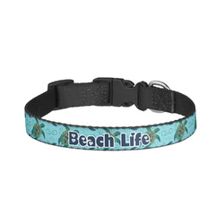 Sea Turtles Dog Collar - Large (Personalized)