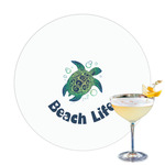 Sea Turtles Printed Drink Topper - 3.25"