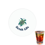 Sea Turtles Printed Drink Topper - 1.5"